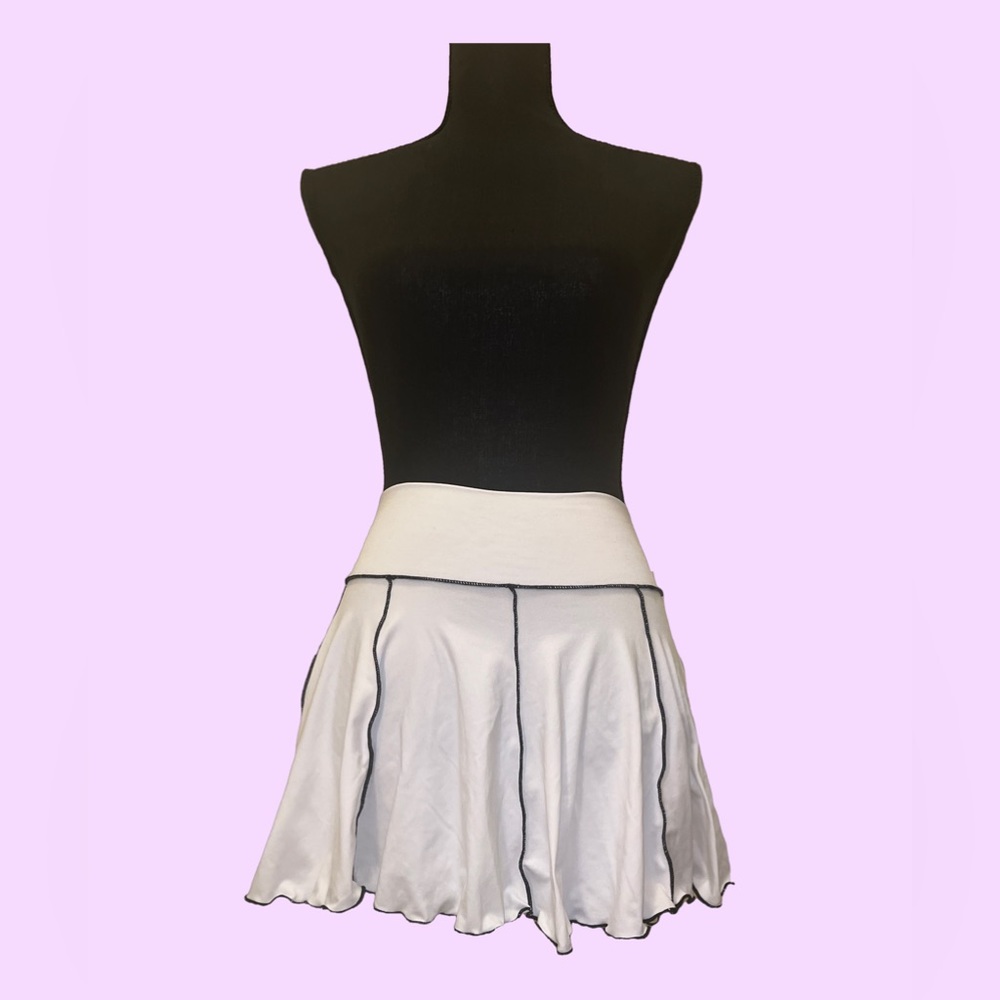 White Mini Skirt - One by One